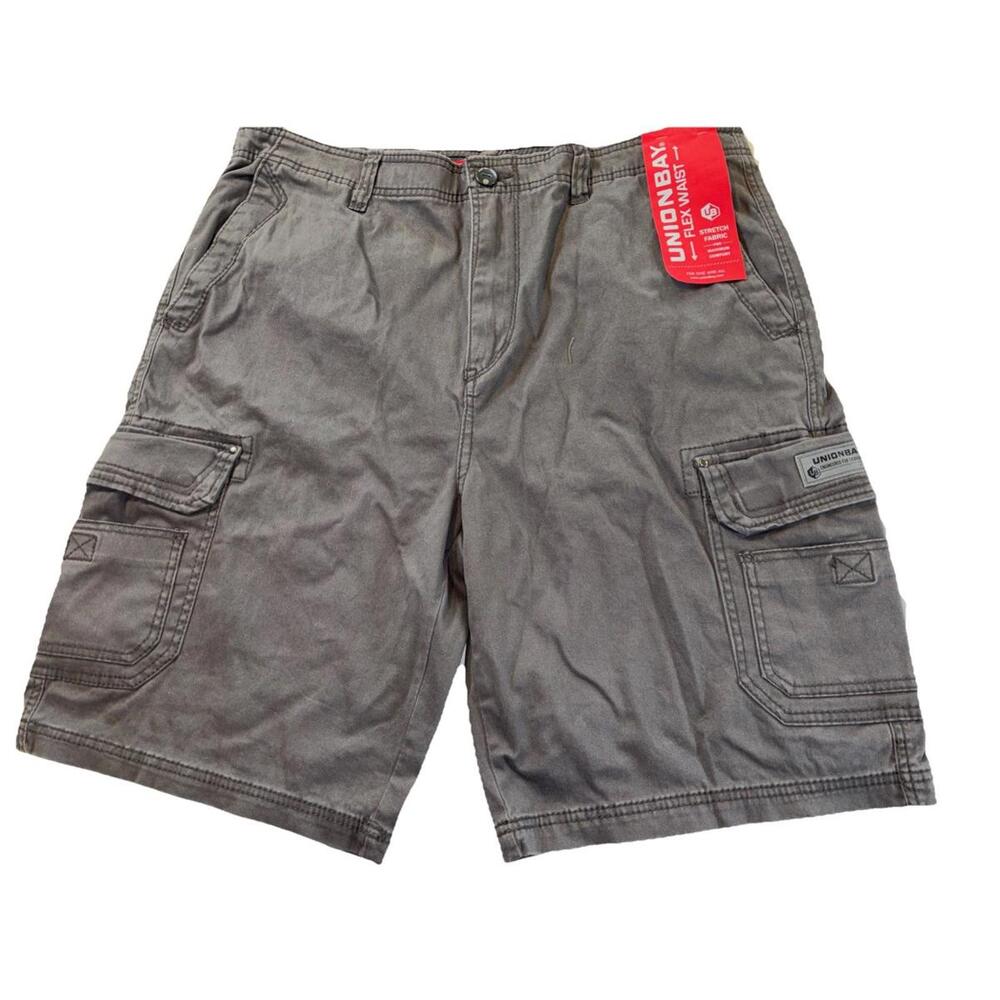 UNIONBAY Flex Waist 100% Cotton Outdoor/Hiking/Cargo Shorts Men's Size 40